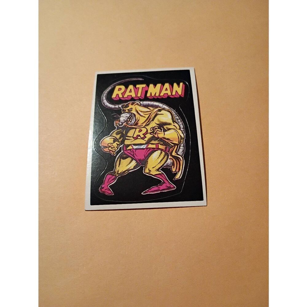 1983 General Mills Zero Heroes Trading Card Sticker Card Vintage #7